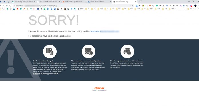 Lessons Learned from Web Hosting Disaster Recovery